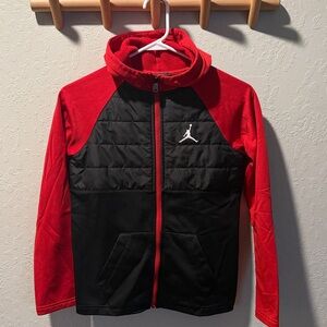 Jordan Nike hooded fleece jacket Boys M 10/12